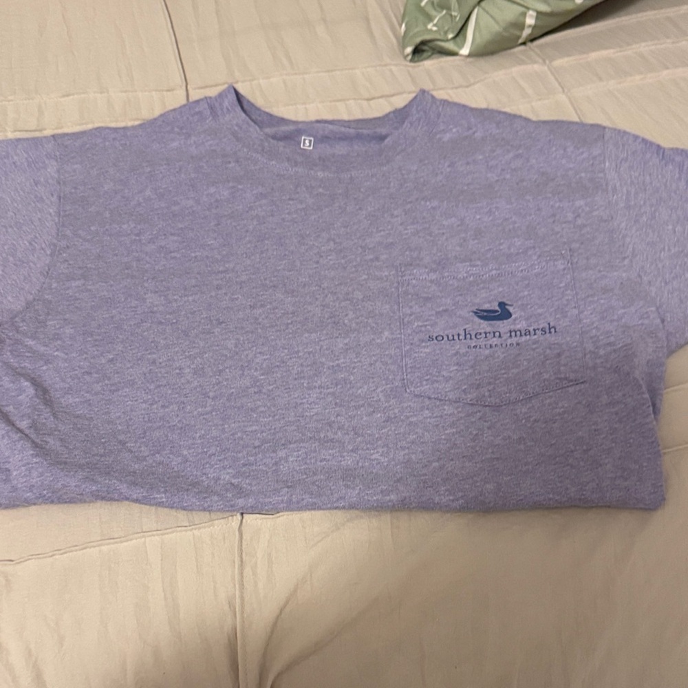 Southern Marsh Heathered Blue Tee